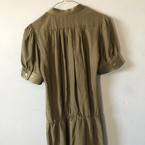 Fleur Wood 100% silk green romper size 1 - Picture 4 of 8